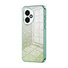 For Honor 400 Global 156.5mm Gradient Glitter Powder Electroplated Phone Case(Green) - 1