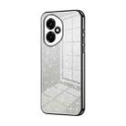 For Honor 400 Global 156.5mm Gradient Glitter Powder Electroplated Phone Case(Black) - 1