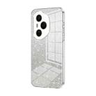 For Honor 400 Pro Global 160.8mm Gradient Glitter Powder Electroplated Phone Case(Transparent) - 1