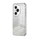 For Honor 400 Pro Global 160.8mm Gradient Glitter Powder Electroplated Phone Case(Silver) - 1
