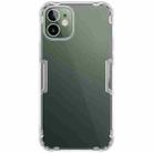 For iPhone 12 mini NILLKIN Nature TPU Transparent Soft Protective Case(White) - 1