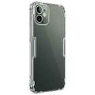 For iPhone 12 mini NILLKIN Nature TPU Transparent Soft Protective Case(White) - 6