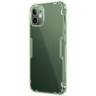 For iPhone 12 mini NILLKIN Nature TPU Transparent Soft Protective Case(Green) - 1