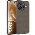 For Redmi K80 Pro Ultra-thin Carbon Fiber Texture Printing Phone Case(Gold) - 1