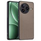 For Redmi K80 / Poco F7 Pro Ultra-thin Carbon Fiber Texture Printing Phone Case(Gold) - 1
