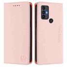 For TCL 30 SE RC01 Dual-Folded Magnetic Suction RFID Leather Phone Case(Pink) - 2