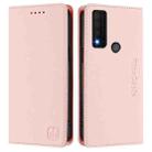For TCL 30 XE 5G RC01 Dual-Folded Magnetic Suction RFID Leather Phone Case(Pink) - 2