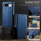 For Google Pixel 8 AutSpace A11 Side Buckle MagSafe Magnetic RFID Phone Leather Case(Blue) - 2