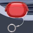 For Apple Beats Studio Buds / Buds+ Headphones Shape Clear Electroplated Acrylic Headset Protective Case(Red) - 1