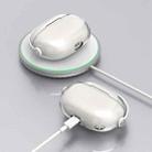 For Apple Beats Studio Buds / Buds+ Headphones Shape Clear Electroplated Acrylic Headset Protective Case(White) - 3