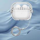 For Apple Beats Studio Buds / Buds+ Headphones Shape Clear Acrylic Headset Protective Case(White) - 1