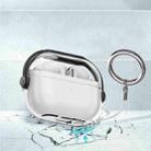 For Apple Beats Studio Buds / Buds+ Headphones Shape Clear Acrylic Headset Protective Case(Black) - 3