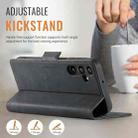 For Samsung Galaxy A14 4G / 5G AutSpace A11 Side Buckle MagSafe Magnetic RFID Phone Leather Case(Black) - 3