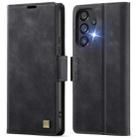 For Samsung Galaxy A33 5G AutSpace A11 Side Buckle MagSafe Magnetic RFID Phone Leather Case(Black) - 1