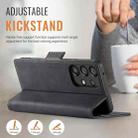 For Samsung Galaxy A33 5G AutSpace A11 Side Buckle MagSafe Magnetic RFID Phone Leather Case(Black) - 3
