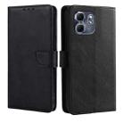 For Infinix Hot 50i 4G Calf Texture Buckle Flip Leather Phone Case(Black) - 1