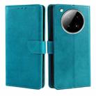 For Infinix Zero 40 4G Calf Texture Buckle Flip Leather Phone Case(Light Blue) - 1