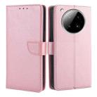 For Infinix Zero 40 4G Calf Texture Buckle Flip Leather Phone Case(Rose Gold) - 1