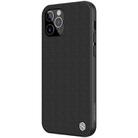 For iPhone 12 / 12 Pro NILLKIN Nylon Fiber PC+TPU Protective Case(Black) - 5