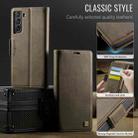 For Samsung Galaxy S21 5G AutSpace A11 Side Buckle MagSafe Magnetic RFID Phone Leather Case(Coffee) - 2