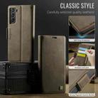 For Samsung Galaxy S21+ 5G AutSpace A11 Side Buckle MagSafe Magnetic RFID Phone Leather Case(Coffee) - 2