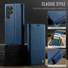For Samsung Galaxy S25 Ultra 5G AutSpace A11 Side Buckle MagSafe Magnetic RFID Phone Leather Case(Blue) - 2