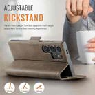 For Samsung Galaxy S25 Ultra 5G AutSpace A11 Side Buckle MagSafe Magnetic RFID Phone Leather Case(Coffee) - 3
