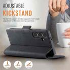For Samsung Galaxy S24+ 5G AutSpace A11 Side Buckle MagSafe Magnetic RFID Phone Leather Case(Black) - 3
