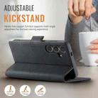 For Samsung Galaxy S24 FE 5G AutSpace A11 Side Buckle MagSafe Magnetic RFID Phone Leather Case(Black) - 3