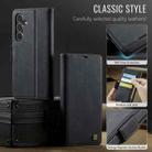 For Samsung Galaxy S25 5G AutSpace A11 Side Buckle MagSafe Magnetic RFID Phone Leather Case(Black) - 2