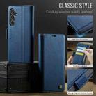 For Samsung Galaxy S23 FE 5G AutSpace A11 Side Buckle MagSafe Magnetic RFID Phone Leather Case(Blue) - 2
