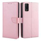 For TCL 50 5G Calf Texture Buckle Flip Leather Phone Case(Rose Gold) - 1