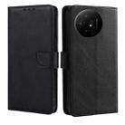 For TCL 50 XL Calf Texture Buckle Flip Leather Phone Case(Black) - 1