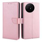 For TCL 50 XL Calf Texture Buckle Flip Leather Phone Case(Rose Gold) - 1