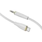 Borofone BL23 3.5mm to USB-C / Type-C Refinado AUX Audio Cable, Length:1m(Gray) - 1