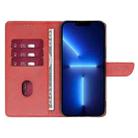 For Samsung Galaxy S25 5G Calf Texture Buckle Flip Leather Phone Case(Red) - 3