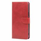 For Samsung Galaxy S25+ 5G Calf Texture Buckle Flip Leather Phone Case(Red) - 2
