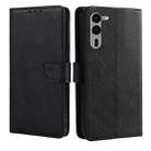 For Fujitsu Arrows We2 Plus Calf Texture Buckle Flip Leather Phone Case(Black) - 1