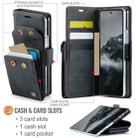 For Samsung Galaxy Z Fold6 5G AutSpace A23 Organ Card Bag Magnetic RFID PU Phone Case(Black) - 3