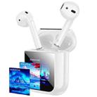 Borofone BW86 Brocade True Wireless BT 5.4 Earphones with Touch Screen(White) - 1