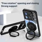 For Xiaomi 15 360 Holder MagSafe Acrylic Hybrid TPU Phone Case(Grey) - 3