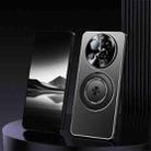 For Xiaomi 15 Ultra Rotating Holder Frosted Metal Phone Case(Black) - 1