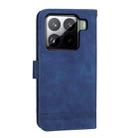 For Xiaomi 15 Dierfeng Dream Line TPU Hybrid PU Leather Phone Case(Blue) - 3