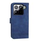 For Xiaomi 15 Pro Dierfeng Dream Line TPU Hybrid PU Leather Phone Case(Blue) - 3