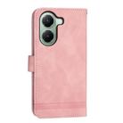 For Xiaomi Poco X7 Pro / Redmi Turbo 4 Dierfeng Dream Line TPU Hybrid PU Leather Phone Case(Pink) - 3