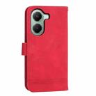 For Xiaomi Poco X7 Pro / Redmi Turbo 4 Dierfeng Dream Line TPU Hybrid PU Leather Phone Case(Red) - 3