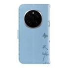 For Honor Magic7 Pro Dandelion Embossed Pattern Flip Leather Phone Case(Sky Blue) - 3