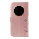 For Honor Magic7 5G Dandelion Embossed Pattern Flip Leather Phone Case(Rose Gold) - 3