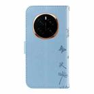 For Honor Magic7 5G Dandelion Embossed Pattern Flip Leather Phone Case(Sky Blue) - 3