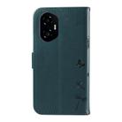 For Honor 300 Dandelion Embossed Pattern Flip Leather Phone Case(Blue) - 3